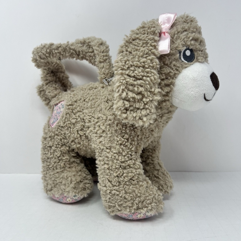 Carried Away Bunny Rabbit Plush Bag Purse Easter Stuffed Animal Soft Toy 10 Inch